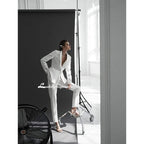 NumberSea Newest Elegant Satin V-neck Wedding Dress