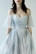 Robe de mariée plage dégradée asymétrique NumberSea, MW284
