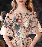 NumberSea Princess African Mermaid Wedding Dress Satin Sexy Flowers Bridal Dress