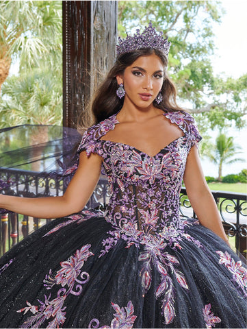 Schulterfreies Cape Quinceanera-Kleid von House of Wu 26079