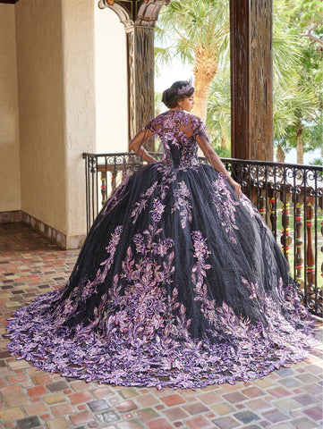 Schulterfreies Cape Quinceanera-Kleid von House of Wu 26079