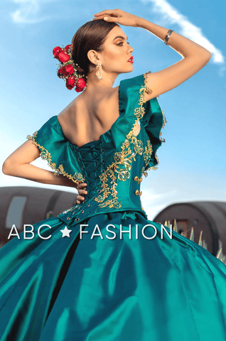 Schulterfreies Charro Quinceanera-Kleid von Ragazza M35-135