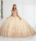 Abito da Quinceañera in Pizzo Spalla Scoperta di House of Wu 26951