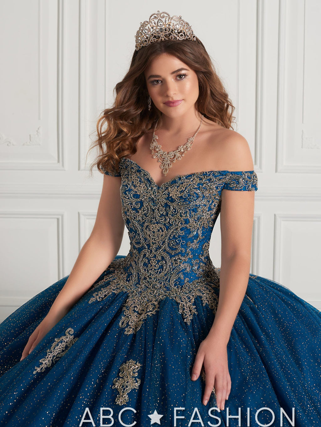 Off Shoulder Lace Quinceanera Dress by House of Wu 26951