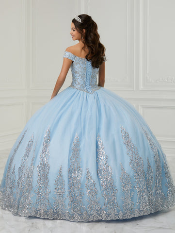 Schulterfreies Quinceanera-Kleid von Fiesta Gowns 56423
