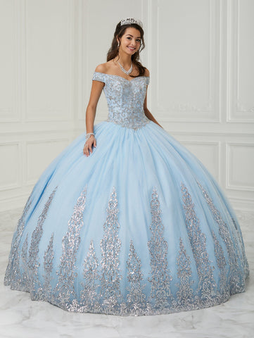 Schulterfreies Quinceanera-Kleid von Fiesta Gowns 56423