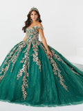 Abito da Quinceañera Spalla Scoperta di Fiesta Gowns 56471