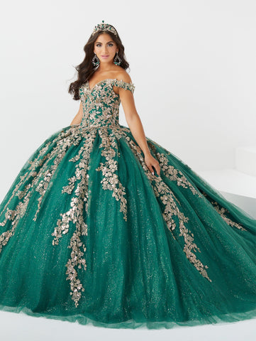 Schulterfreies Quinceanera-Kleid von Fiesta Gowns 56471