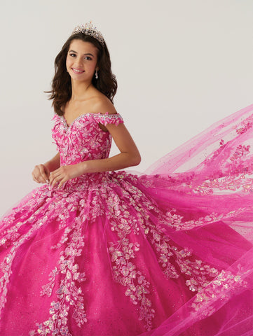Schulterfreies Quinceanera-Kleid von Fiesta Gowns 56471