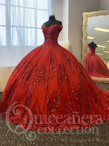 Schulterfreies Quinceanera-Kleid von House of Wu 26002