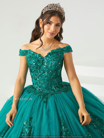 Schulterfreies Quinceanera-Kleid von House of Wu 26002
