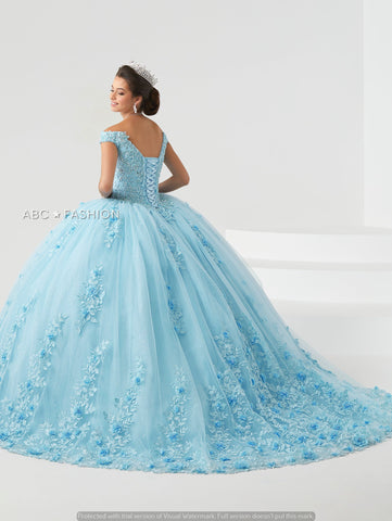 Vestido de quinceanera ombro a ombro da House of Wu 26004