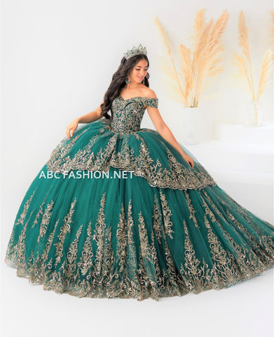 Schulterfreies Quinceanera-Kleid von House of Wu 26023