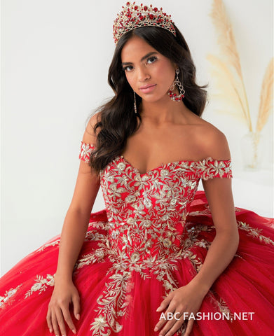 Schulterfreies Quinceanera-Kleid von House of Wu 26026