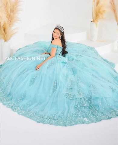 Schulterfreies Quinceanera-Kleid von House of Wu 26026