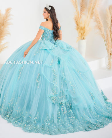 Schulterfreies Quinceanera-Kleid von House of Wu 26026