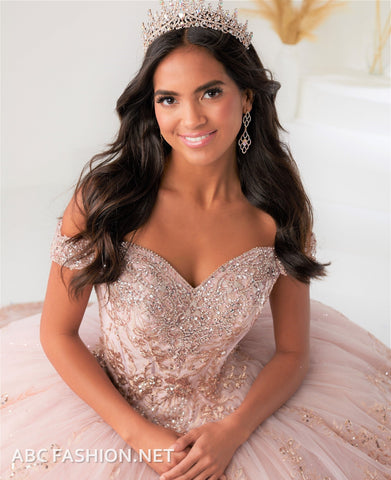 Schulterfreies Quinceanera-Kleid von House of Wu 26031