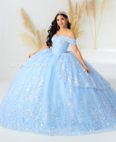 Schulterfreies Quinceanera-Kleid von House of Wu 26037