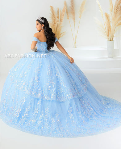 Schulterfreies Quinceanera-Kleid von House of Wu 26037
