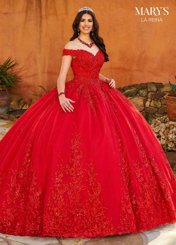 Schulterfreies Quinceanera-Kleid von Mary's Bridal MQ2151