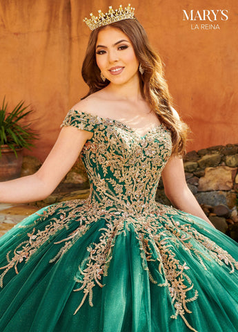 Schulterfreies Quinceanera-Kleid von Mary's Bridal MQ2151