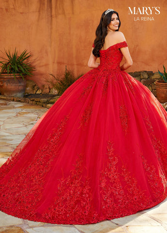Schulterfreies Quinceanera-Kleid von Mary's Bridal MQ2151