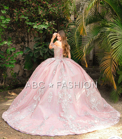 Schulterfreies Quinceanera-Kleid von Ragazza DV89-589