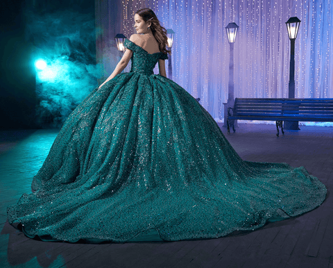 Schulterfreies Quinceanera-Kleid von Ragazza DV99-599