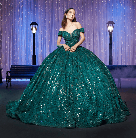 Schulterfreies Quinceanera-Kleid von Ragazza DV99-599