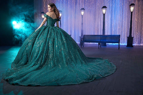 Schulterfreies Quinceanera-Kleid von Ragazza DV99-599