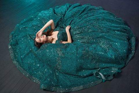 Schulterfreies Quinceanera-Kleid von Ragazza DV99-599