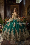 Schulterfreies Quinceanera-Kleid von Ragazza EV18-618
