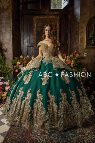 Schulterfreies Quinceanera-Kleid von Ragazza EV18-618