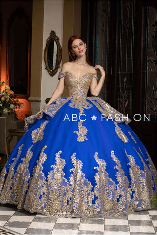 Schulterfreies Quinceanera-Kleid von Ragazza EV18-618