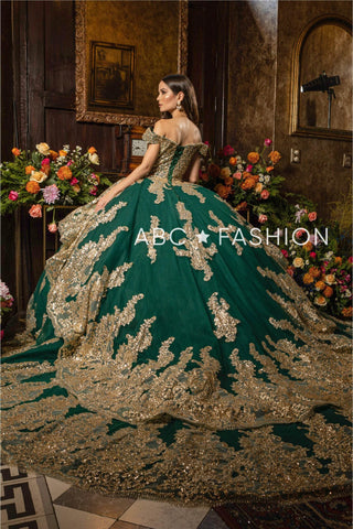 Schulterfreies Quinceanera-Kleid von Ragazza EV18-618