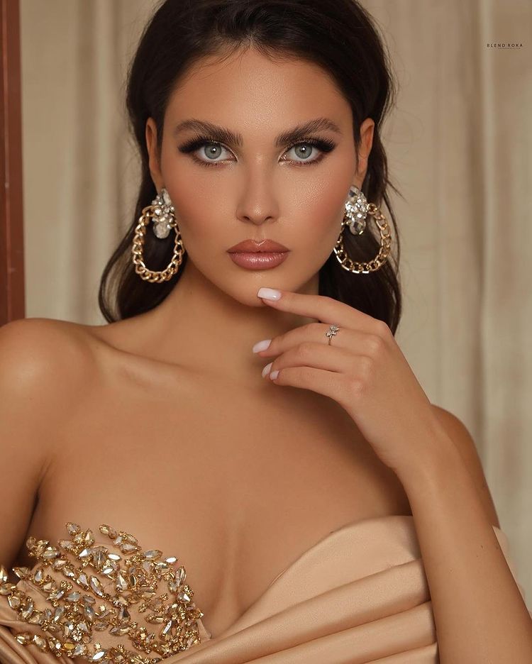 Long Off-the-Shoulder Mermaid Satin Evening Dress with Beadings