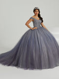 Abito da Quinceañera Spalla Scoperta Ombre di Fiesta Gowns 56475