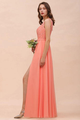 Brautjungfernkleid mit Blumenmuster und einer Schulter, seitlicher Schlitz, formelles Hochzeitsgastkleid mit Tasche