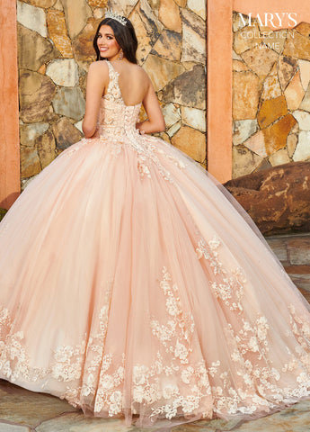 One-Shoulder-Quinceanera-Kleid von Mary's Bridal MQ2152