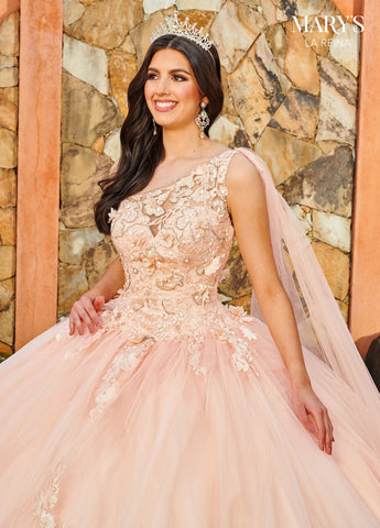 One-Shoulder-Quinceanera-Kleid von Mary's Bridal MQ2152