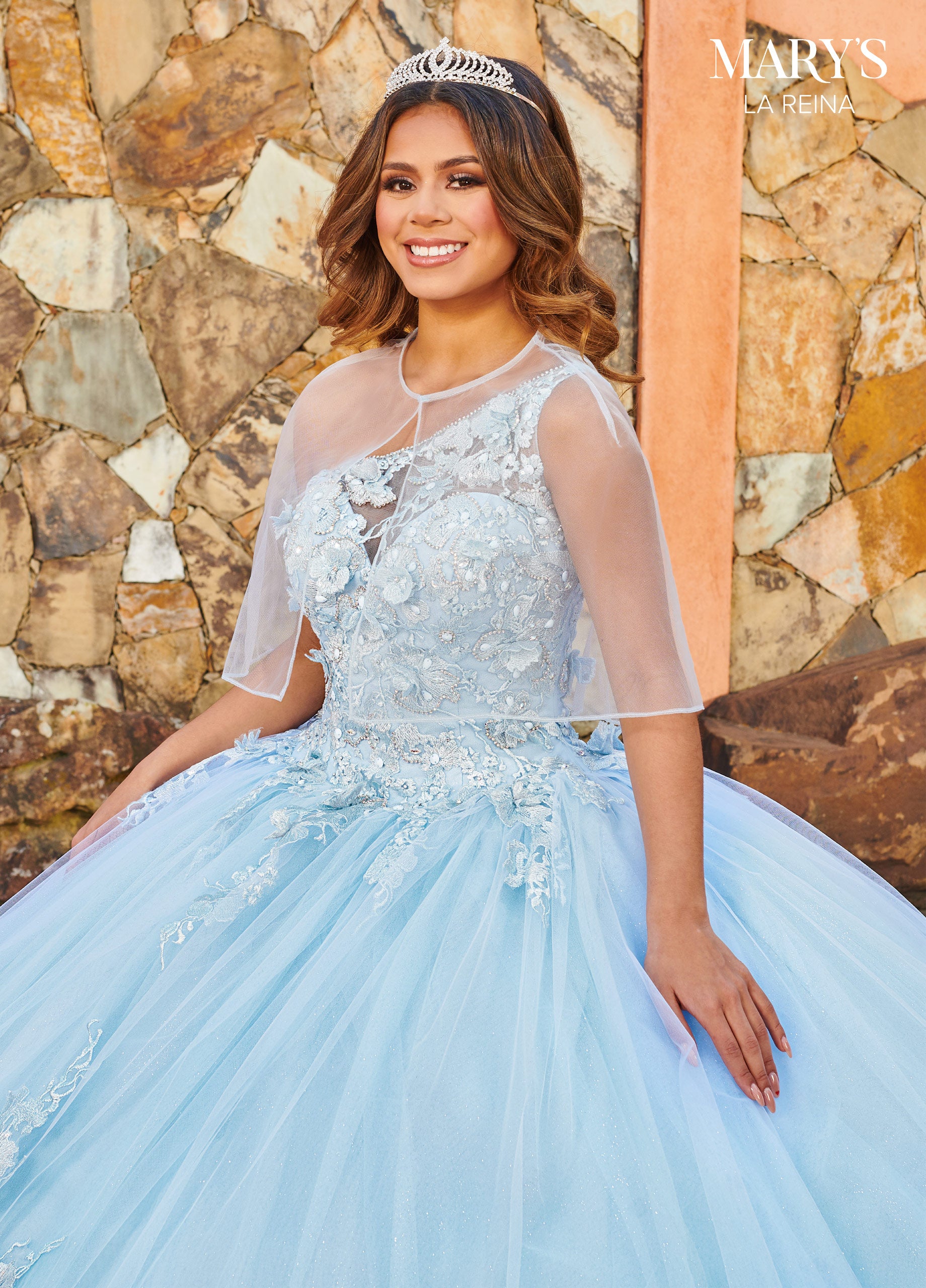 One Shoulder Quinceanera Dress by Mary's Bridal MQ2152