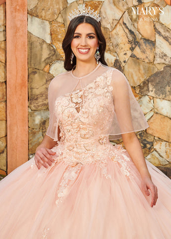 One-Shoulder-Quinceanera-Kleid von Mary's Bridal MQ2152