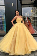 Organza Ballkleider Ballkleider Sweetheart Abendkleider PG709