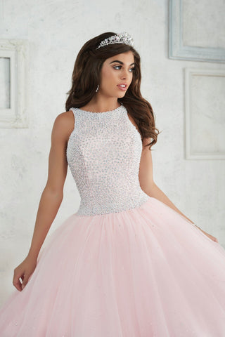 Neckholderkleid mit Perlenbesatz von House of Wu Fiesta Gowns 56318