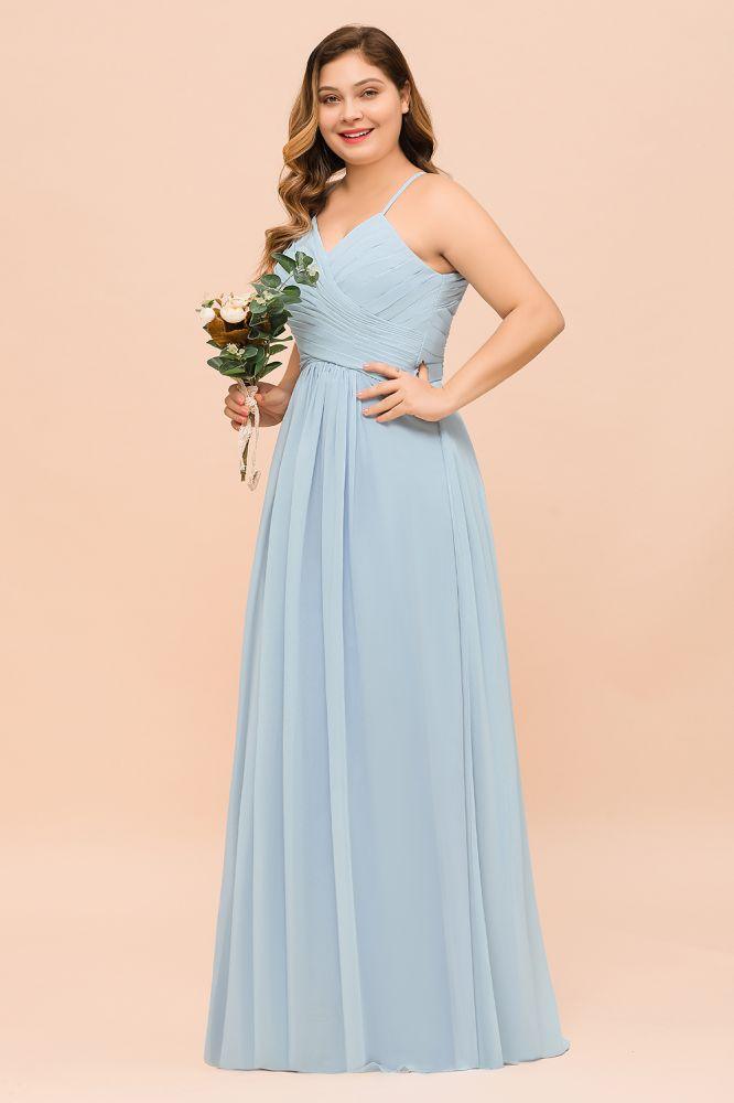 Plus Size Bridesmaid Dress Sweetheart Floor Length A-line Maid of Honor Dress