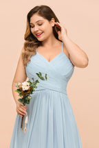 Plus Size Bridesmaid Dress Sweetheart Floor Length A-line Maid of Honor Dress