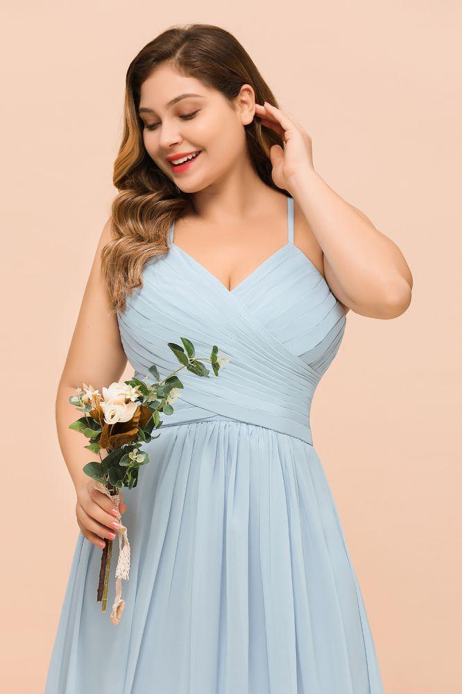 Plus Size Bridesmaid Dress Sweetheart Floor Length A-line Maid of Honor Dress