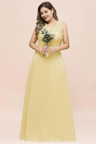 Übergröße, Blumenmuster, A-Linie, Brautjungfernkleid, ärmellos, Maxi-Abendkleid für Mädchen und Frauen