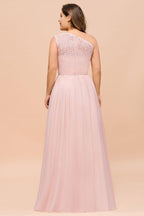 Plus Size Sleeveless aline Bridesmaid Dress Long Side Split Wedding Party Dress