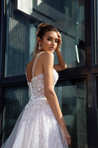 NumberSea Vintage Mermaid Wedding Dress Sexy Sweetheart Lace Appliques 2 in 1 Bridal Dress Detachable Skirt Wedding Gowns